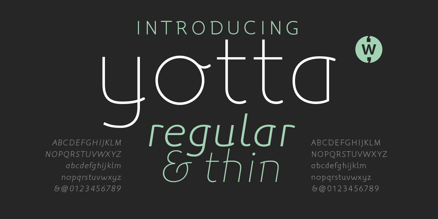 Yotta Font Poster #1