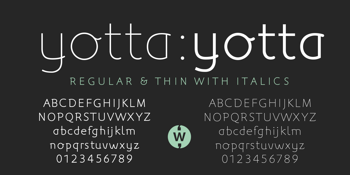 Yotta Font Poster #1