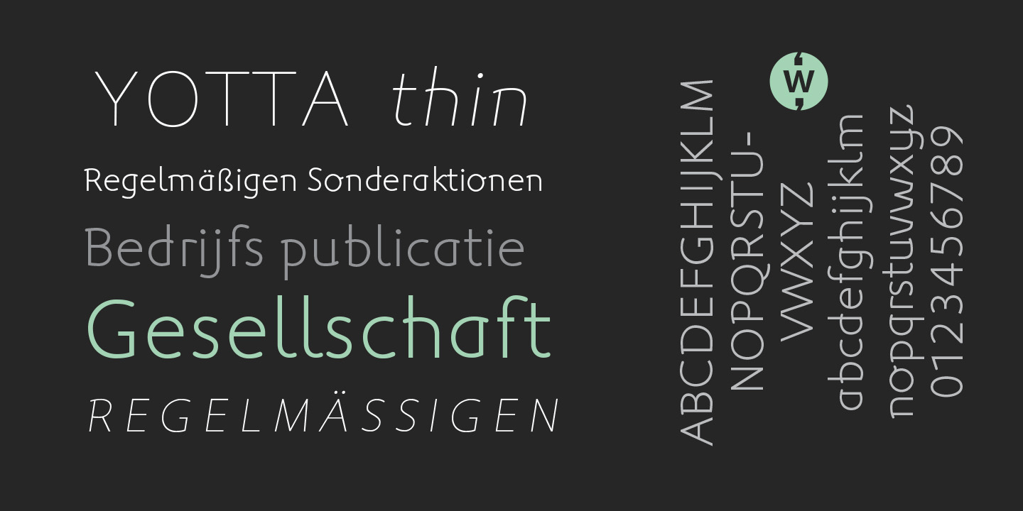 Yotta Font Poster #1