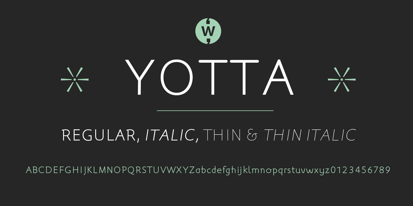 Yotta Font Poster #1