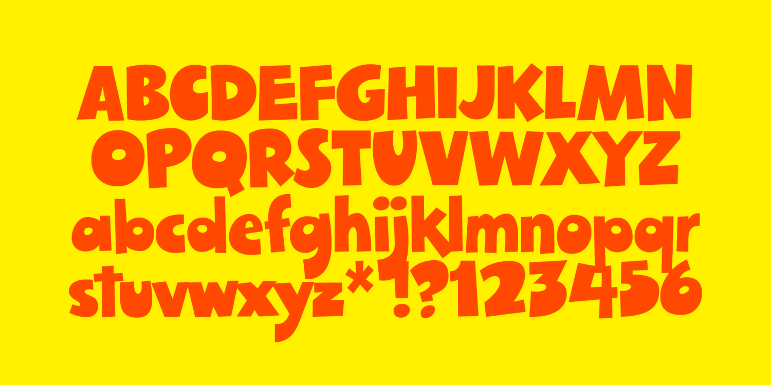 Milk Font Poster #1