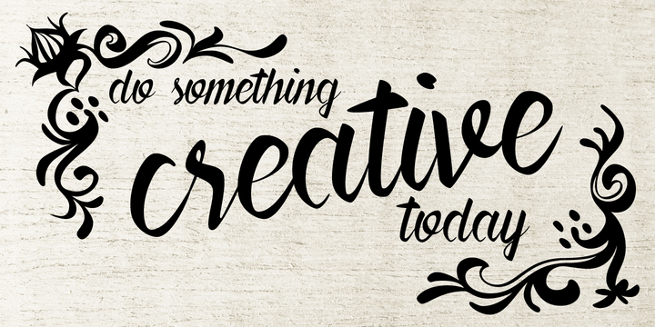 Forever Brush Script Font Poster #1