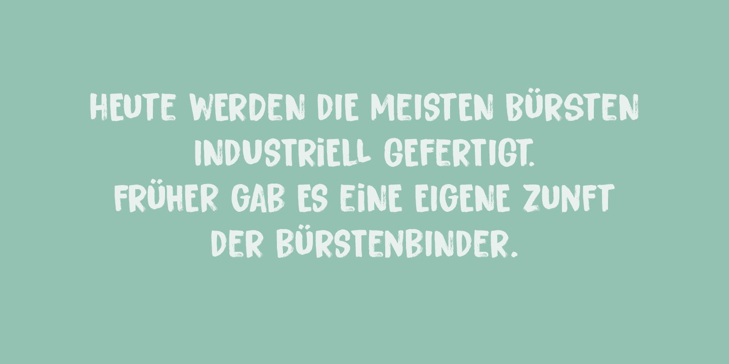 Bitterbrush Font Poster #1