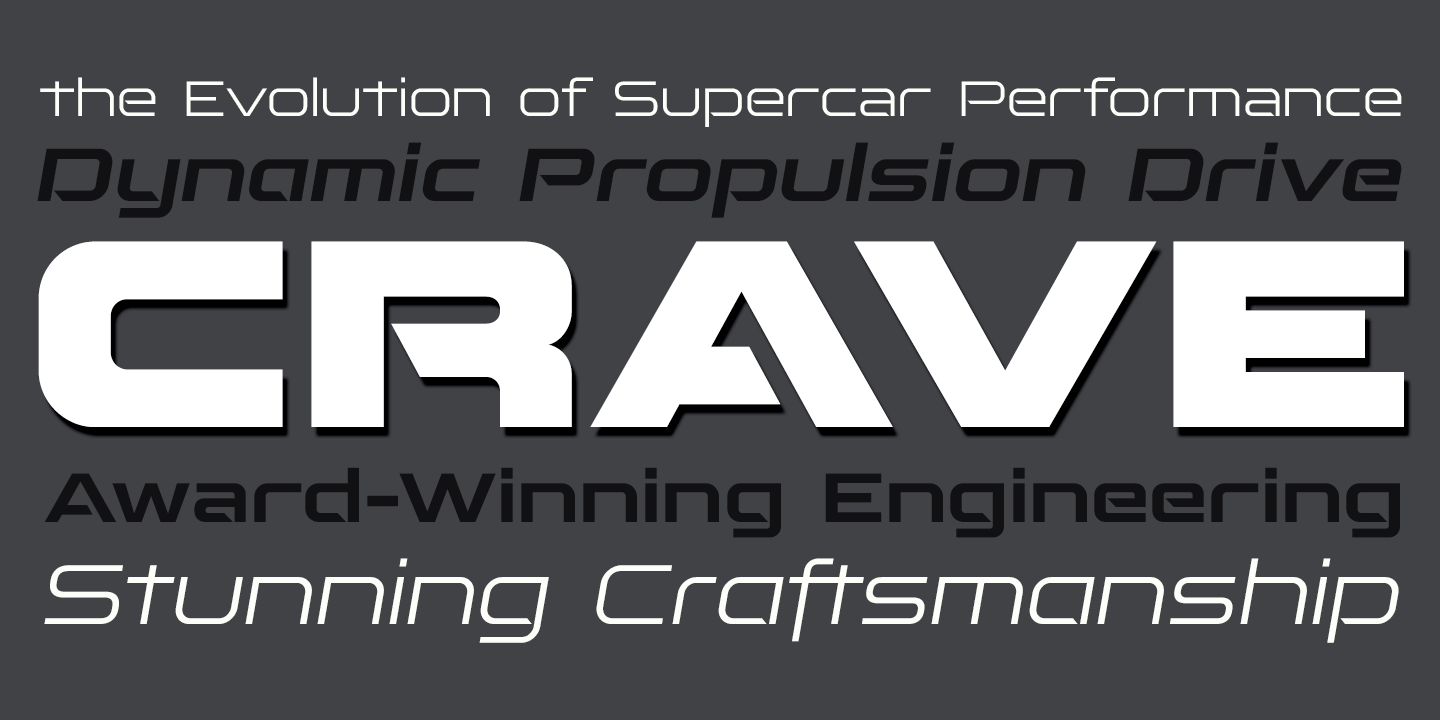 Aspire Font Poster #1