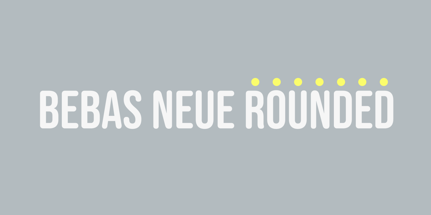 Bebas Neue Rounded Poster