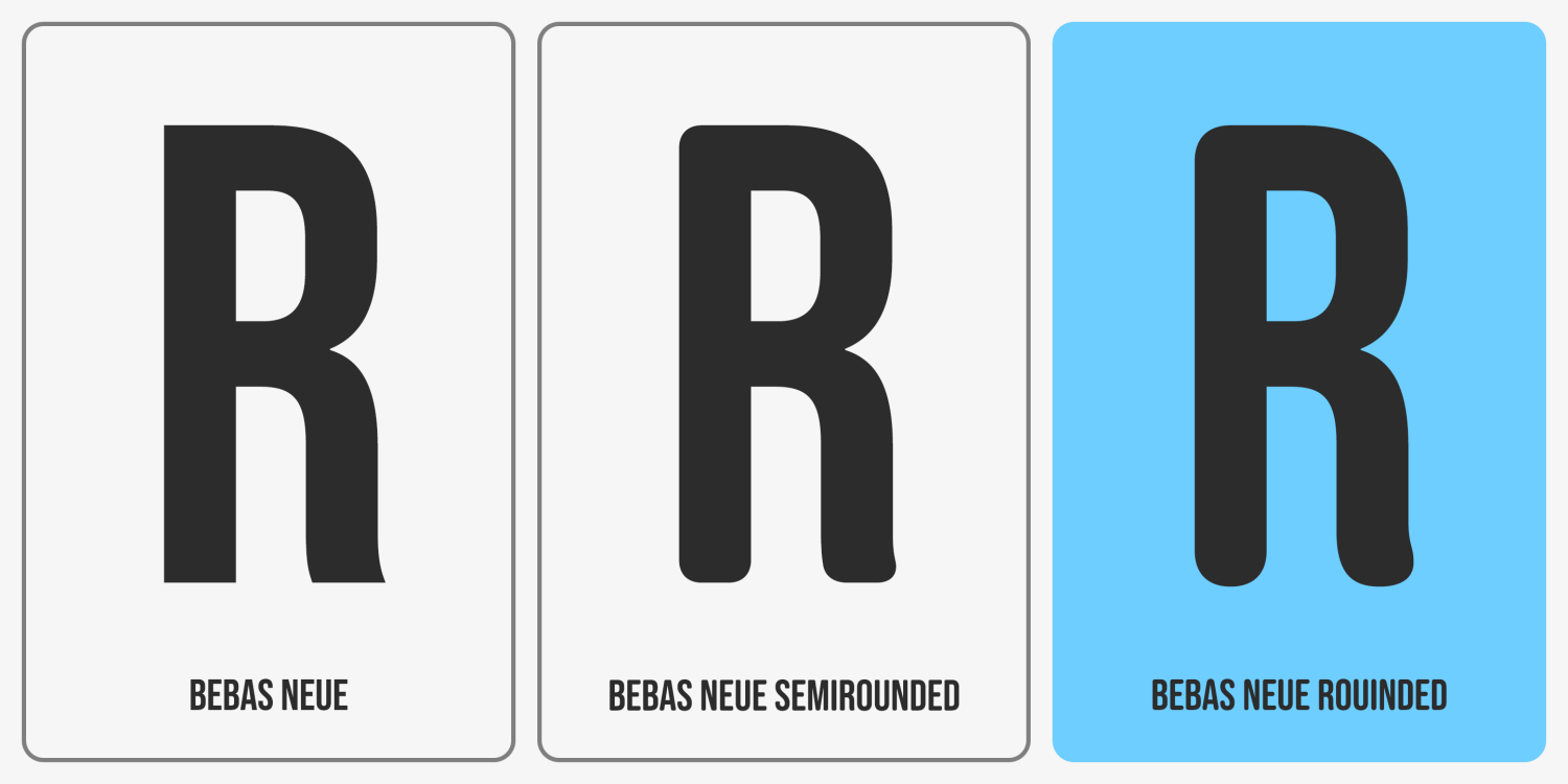 Bebas Neue Rounded Font Poster #10