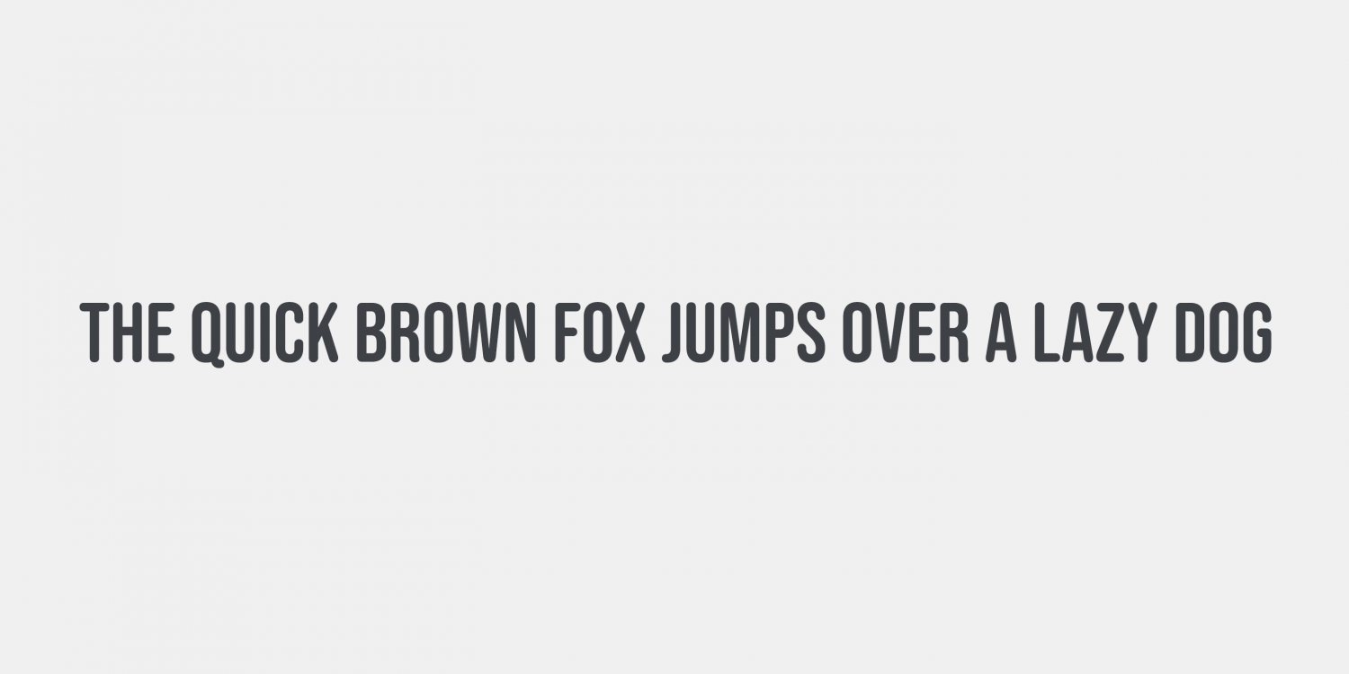 Bebas Neue Rounded Font Poster #1