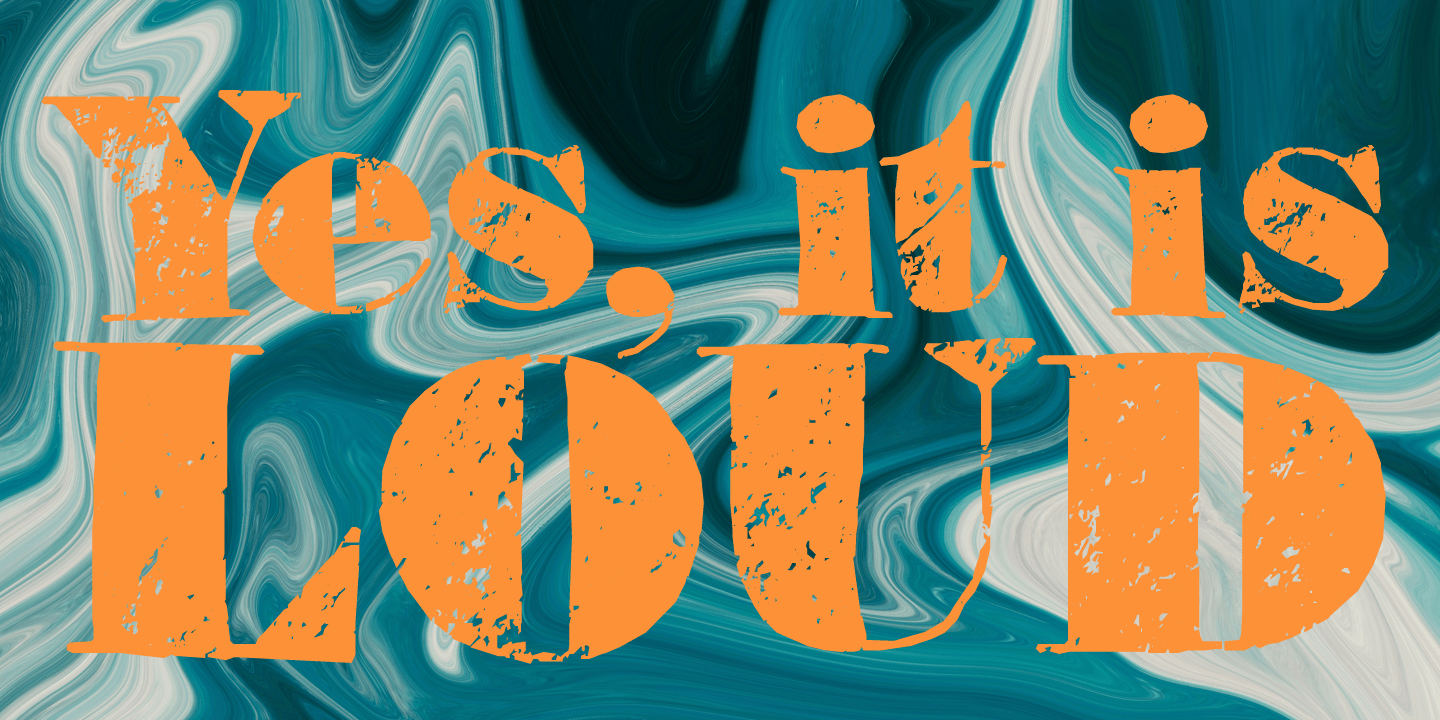 Element 120 Font Poster #1