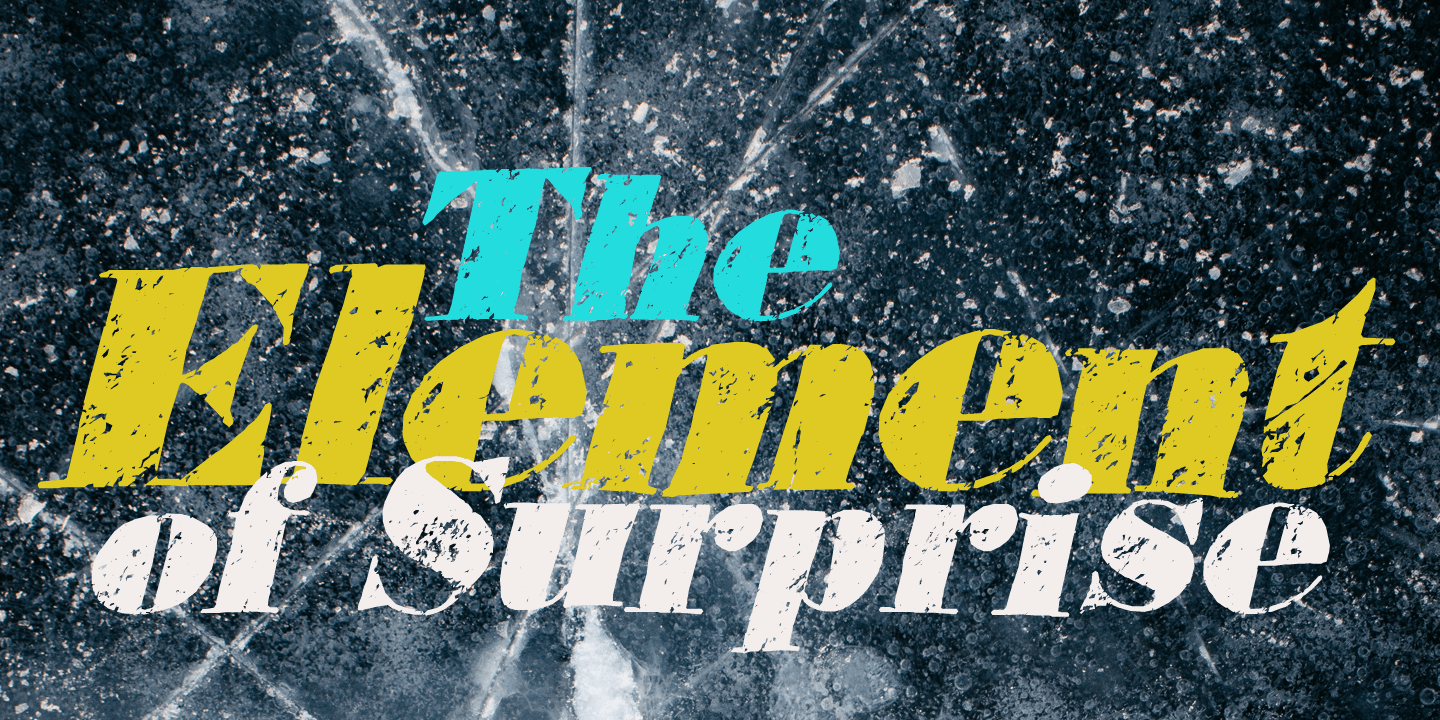Element 120 Font Poster #1