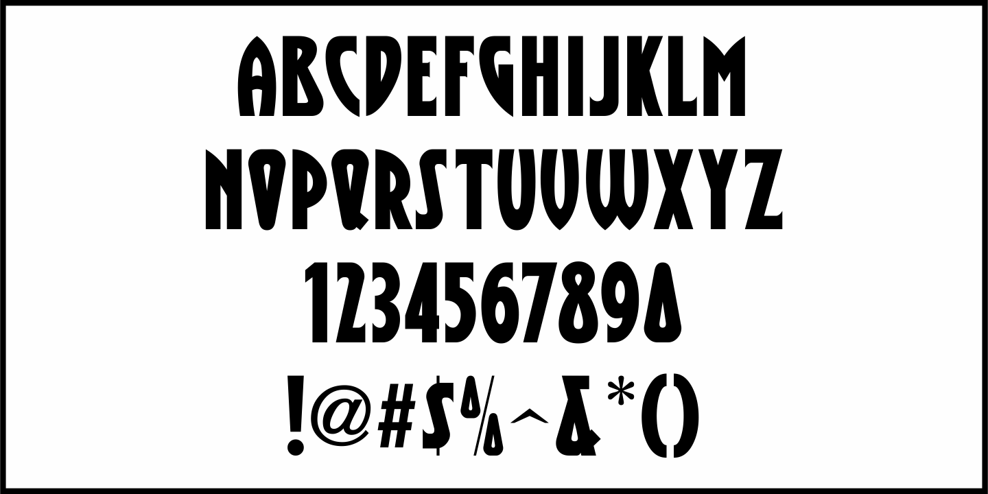 Beer Pub Nouveau Font Poster #1