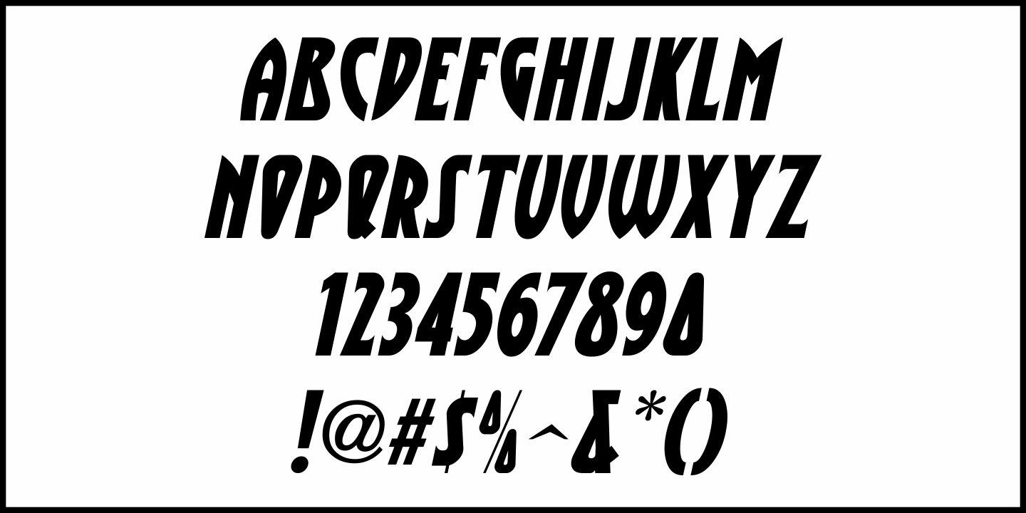 Beer Pub Nouveau Font Poster #1