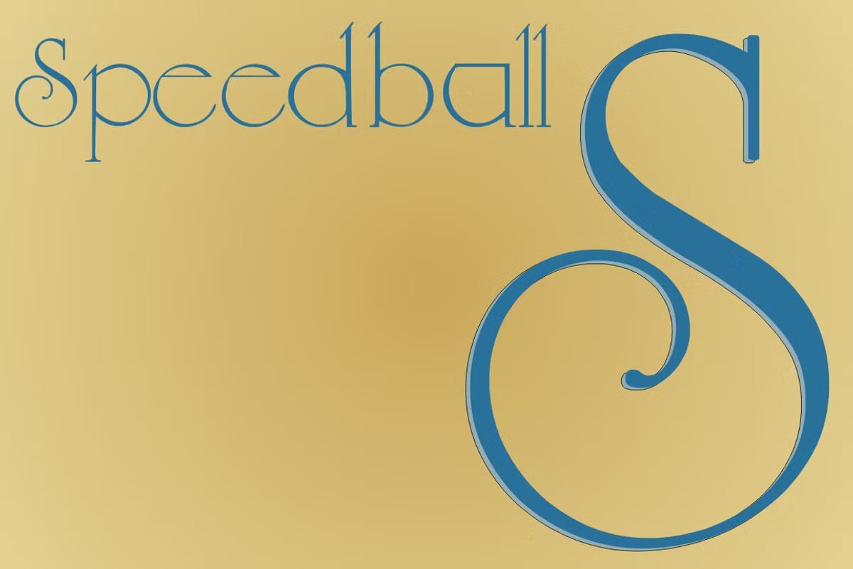 Speedball Font Family Poster