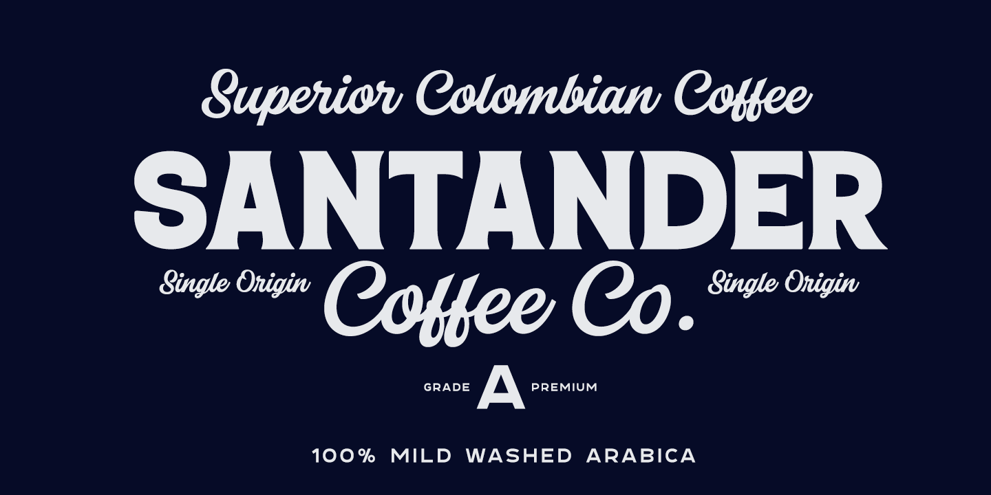 Explorer Font Poster #1
