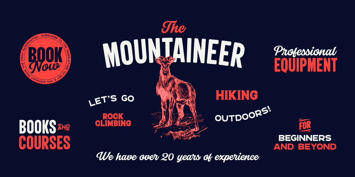 Explorer Font Poster #1