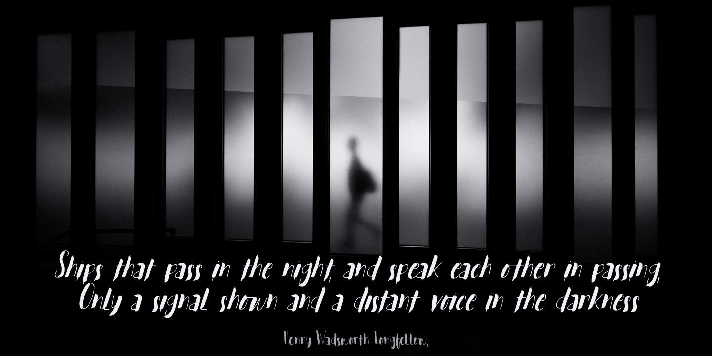 Woebegone Font Poster #1