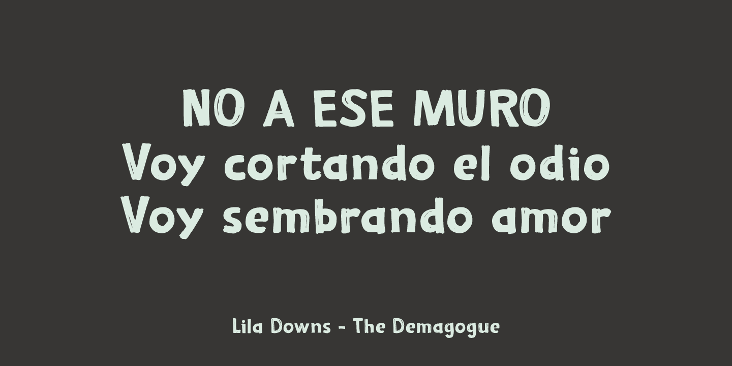 Demagogue Font Poster #1
