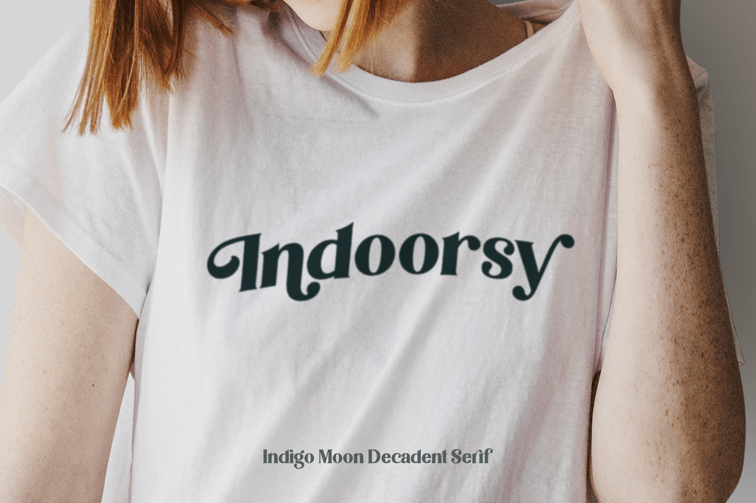 Indigo Moon Font Poster #1