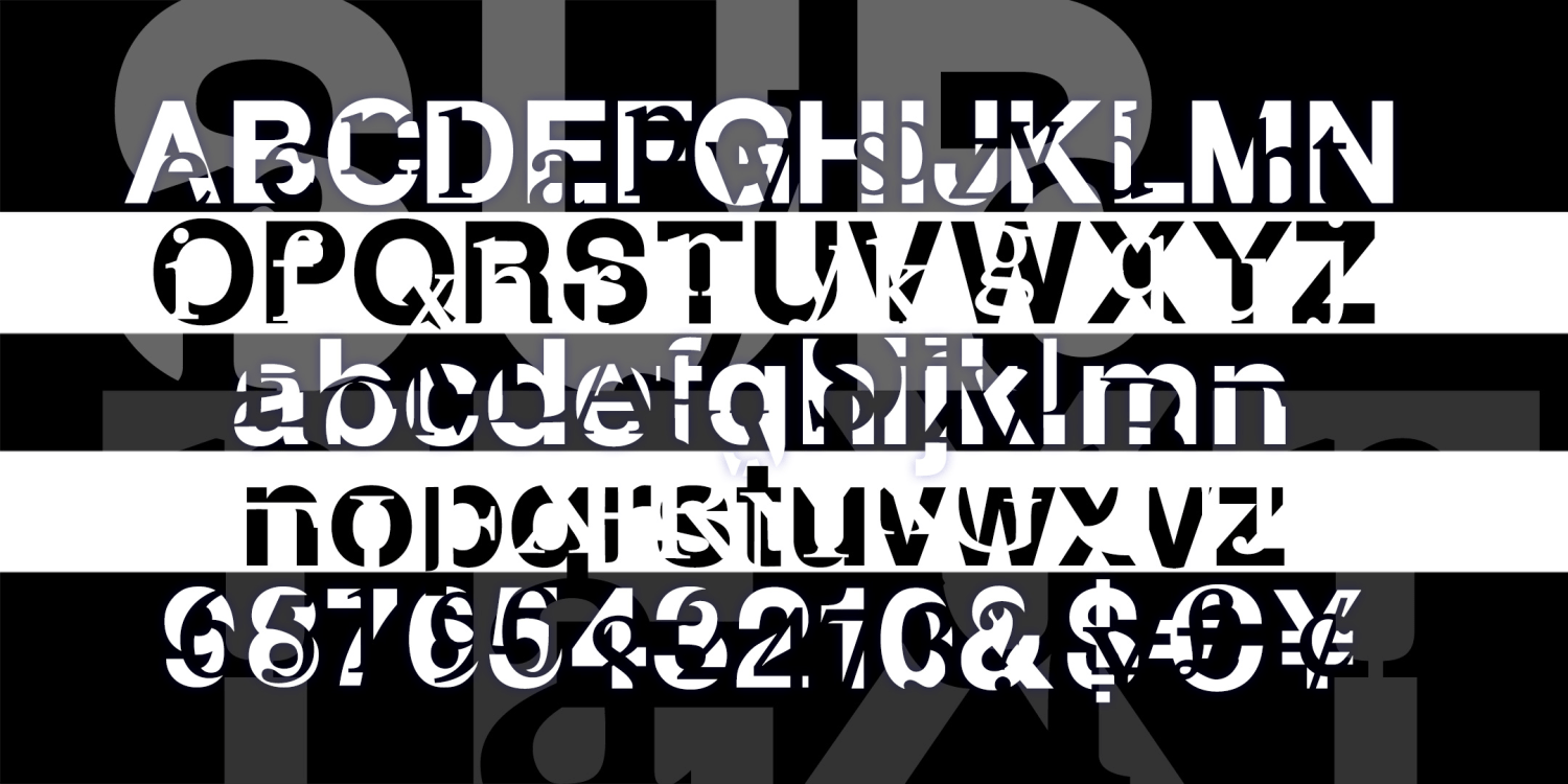 Subtext Font Family Poster