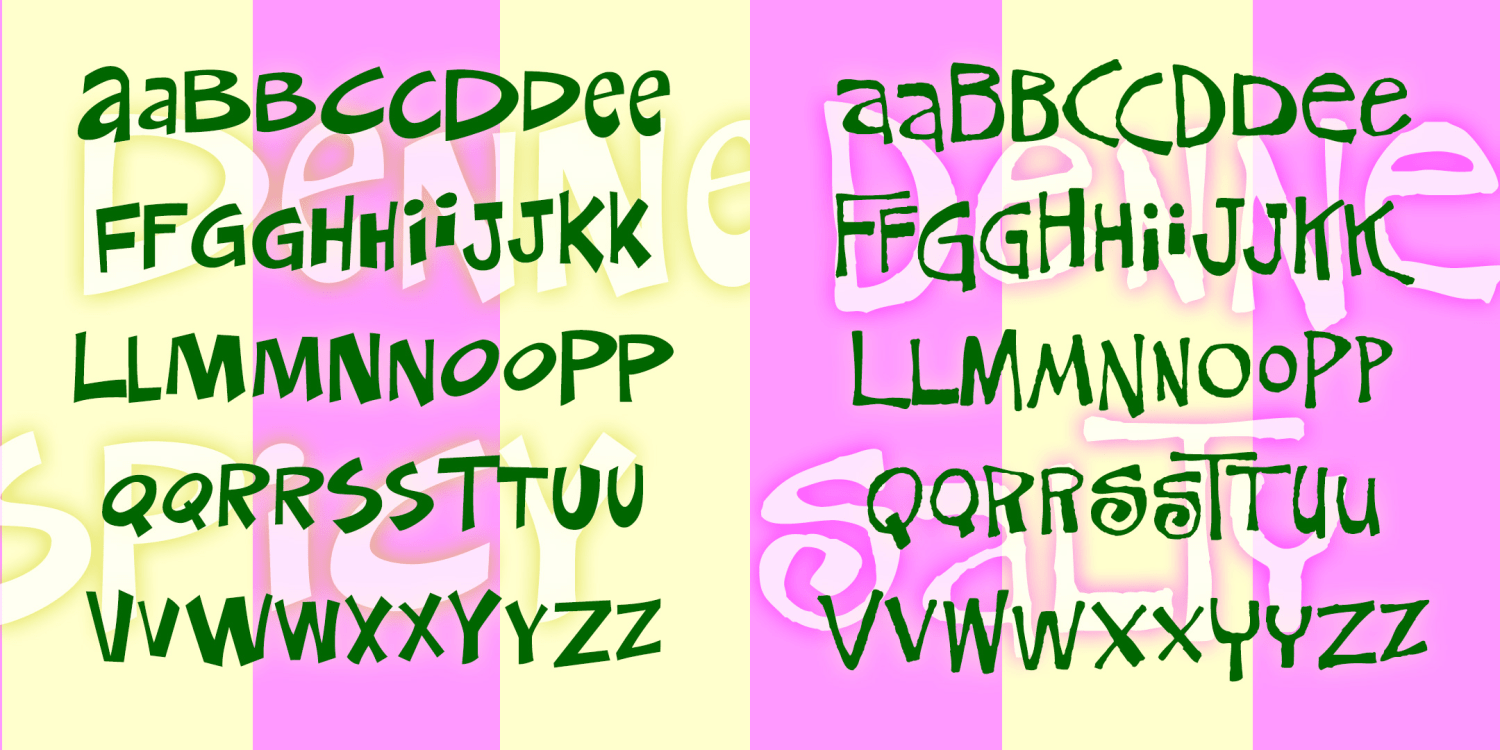 Denney Font Family Poster