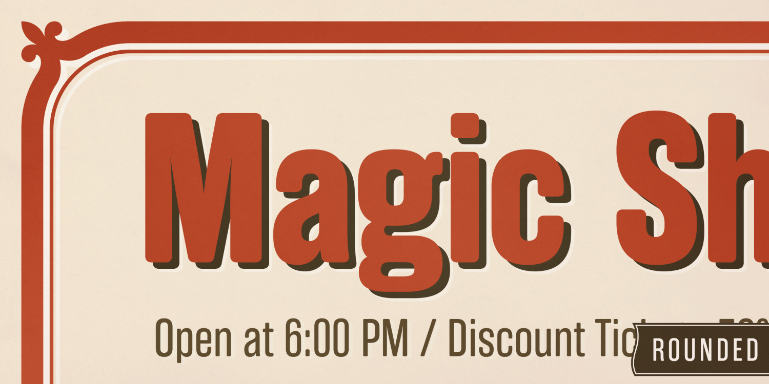 Rama Gothic Rounded Font Poster #1