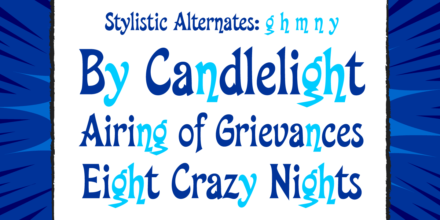 Happy Holidays Font Poster #1
