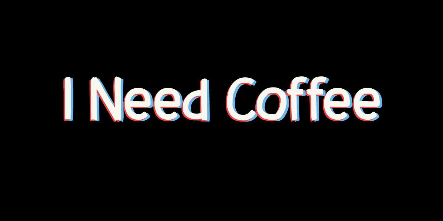 Caffe Lungo Font Poster #1