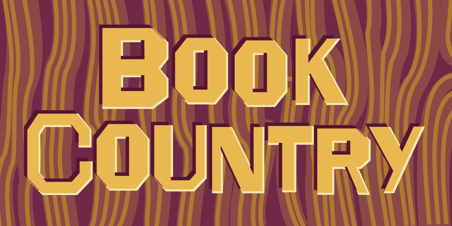 Book Country Font Family Poster