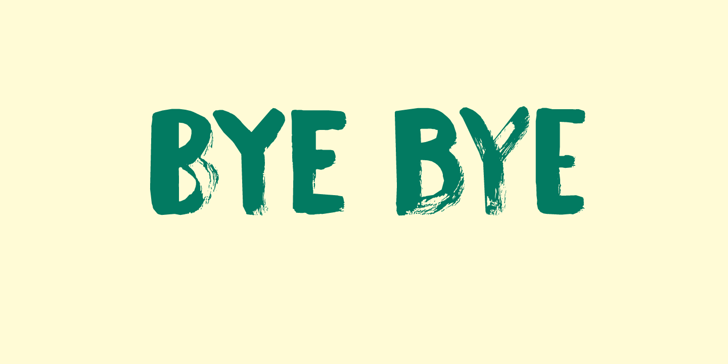 Exit Strategy Font Poster #1