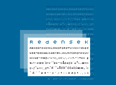 Redensek Font Poster #1