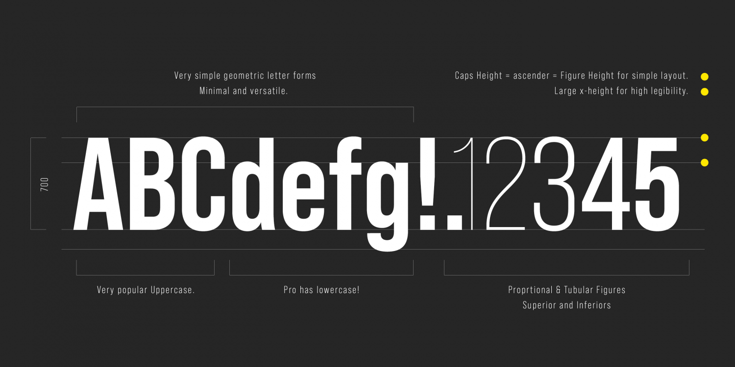 Bebas Neue Pro Font Poster #1