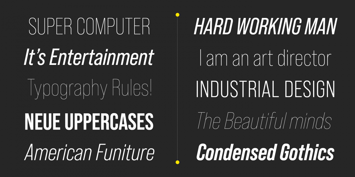 Bebas Neue Pro Font Poster #1