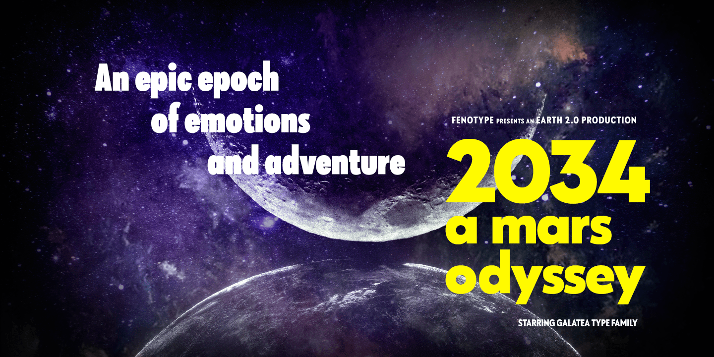 Galatea Font Poster #1