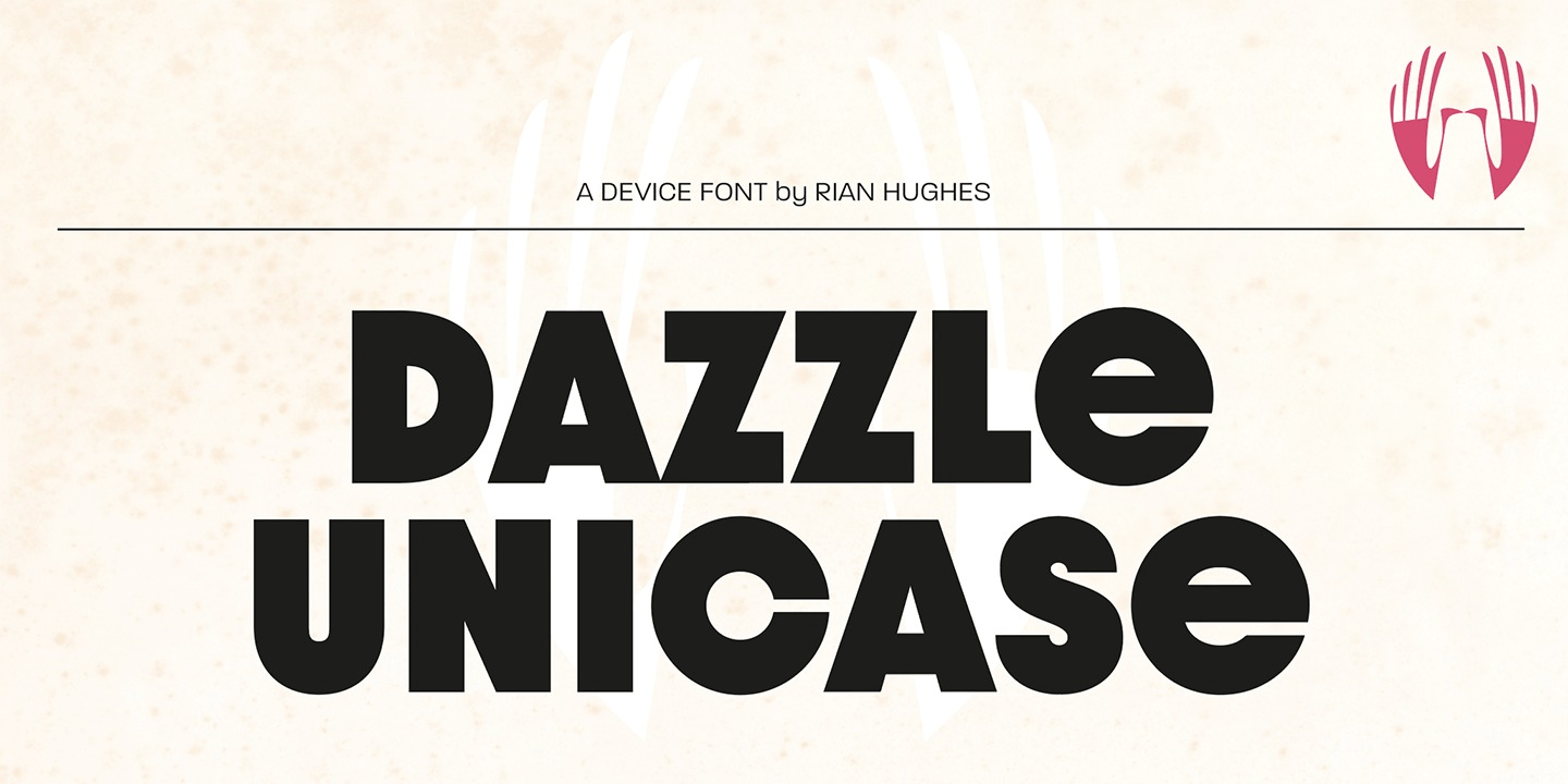 Dazzle Unicase Font Poster #1