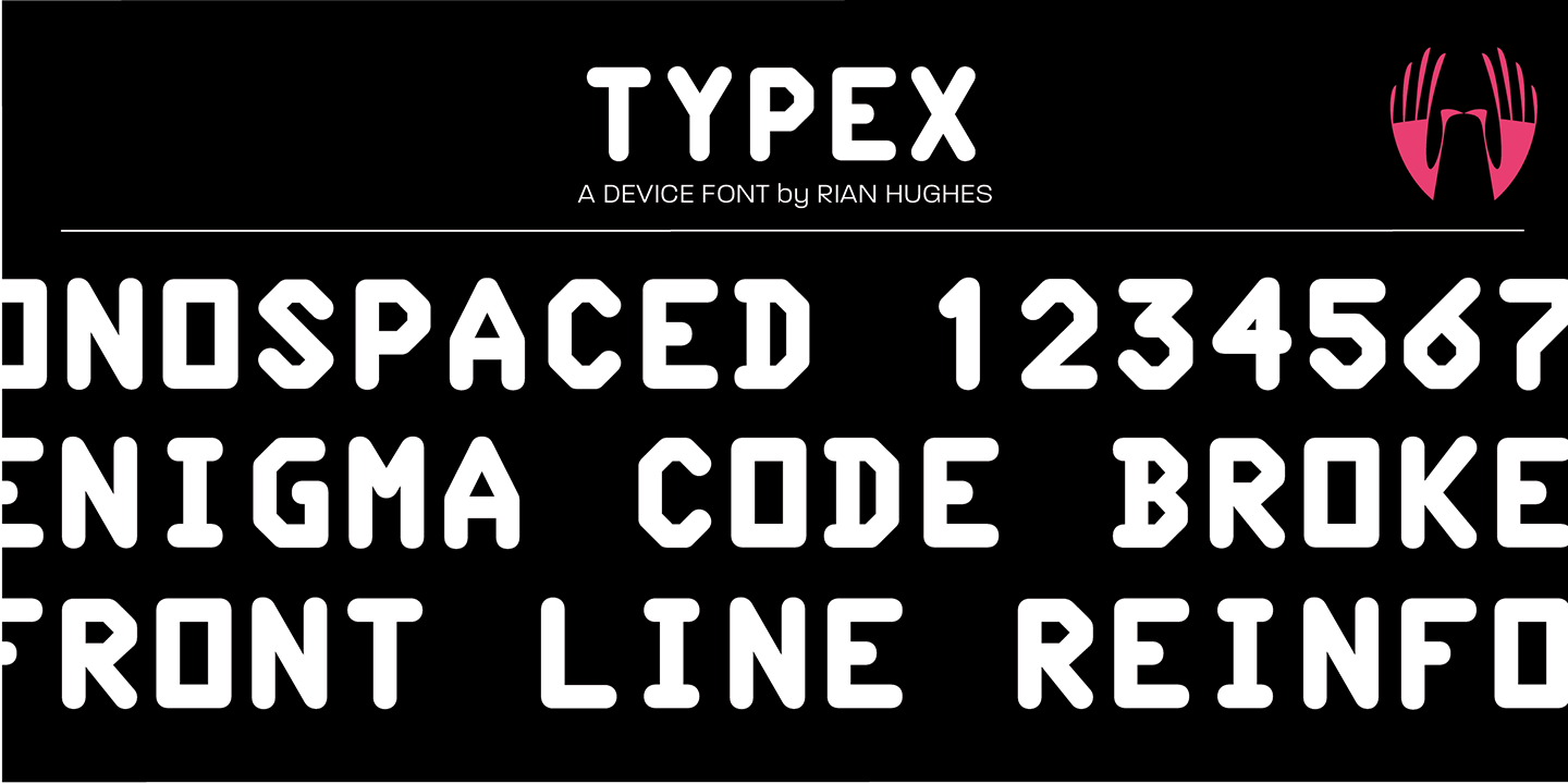 Typex Font Poster #1