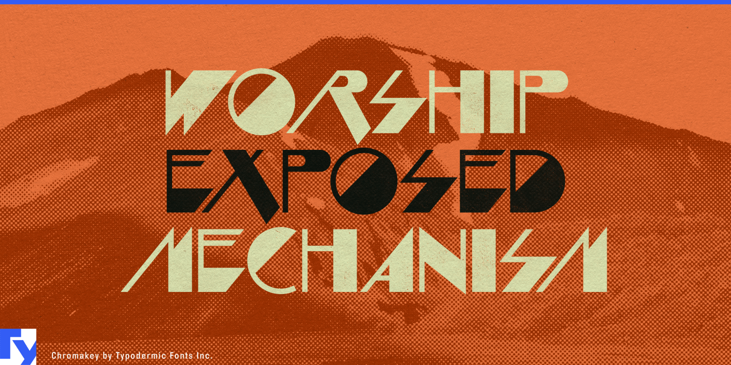 Chromakey Font Poster #1