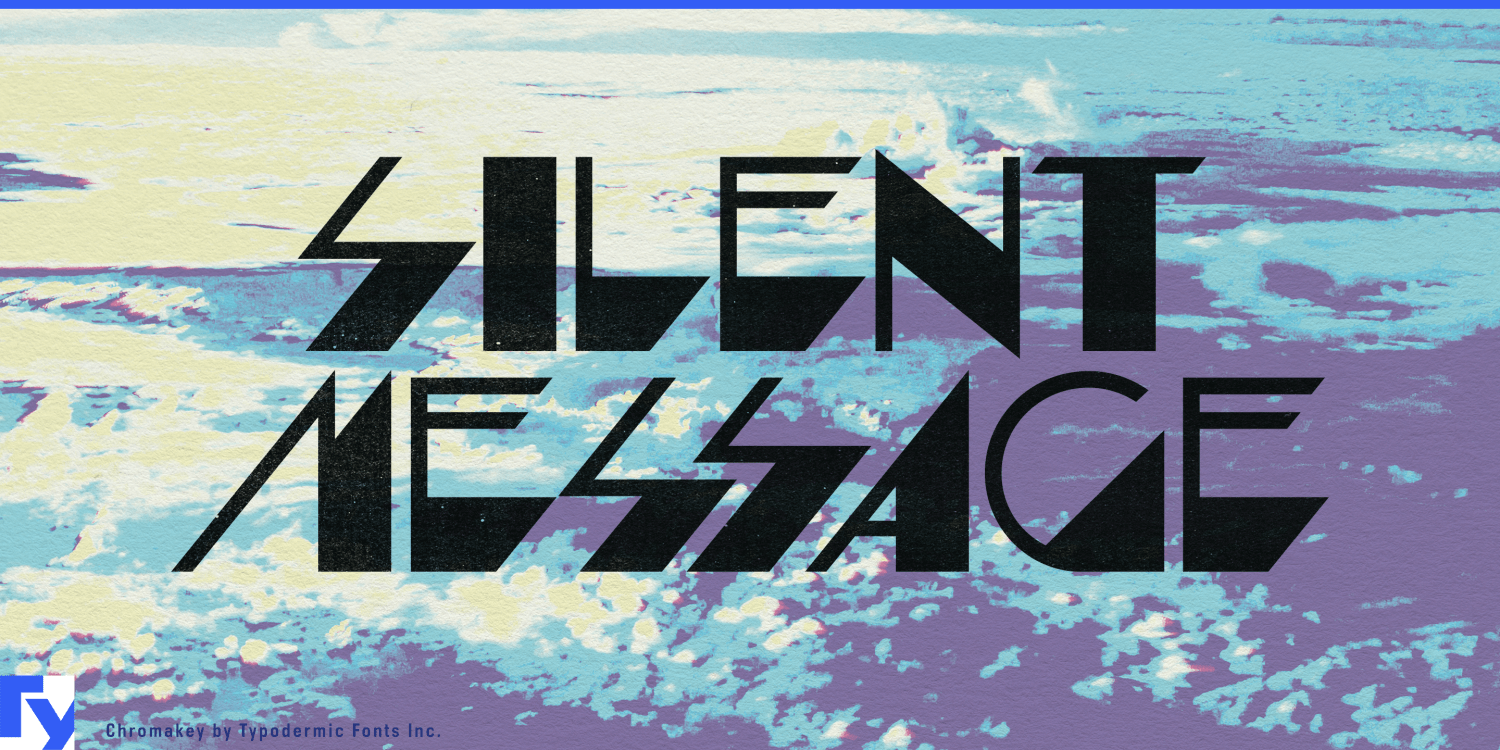 Chromakey Font Poster #1