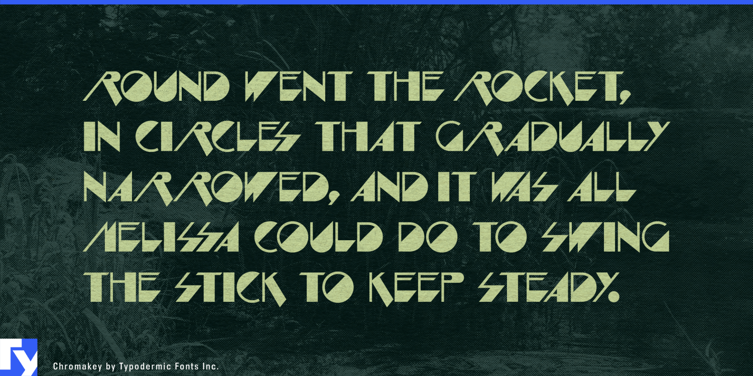 Chromakey Font Poster #1