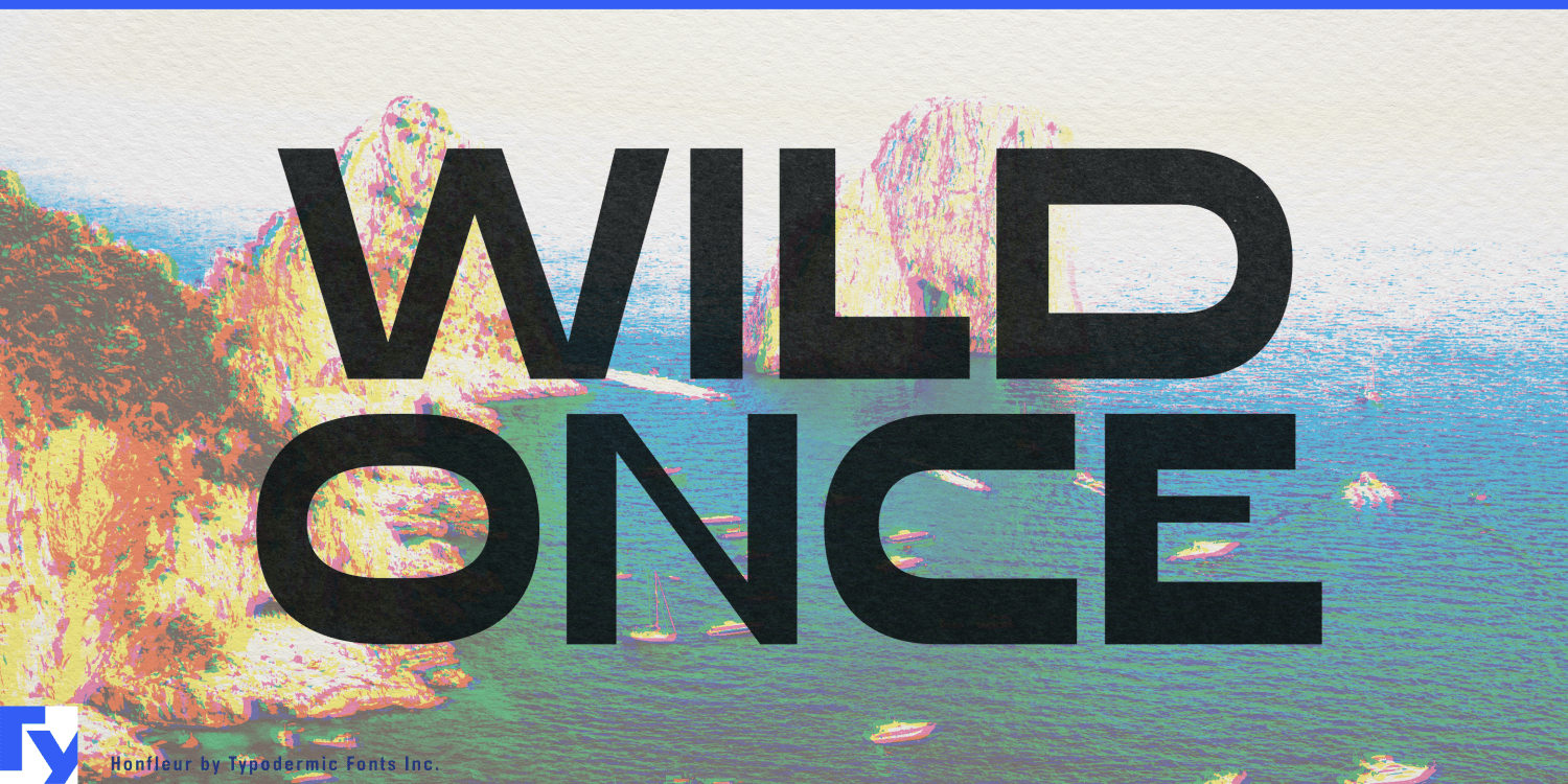 Honfleur Font Poster #1