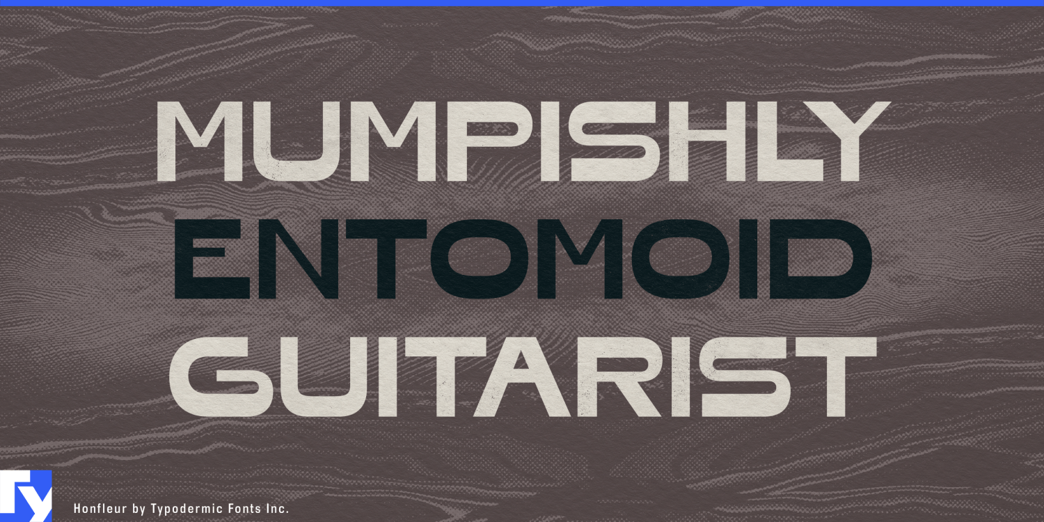 Honfleur Font Poster #1