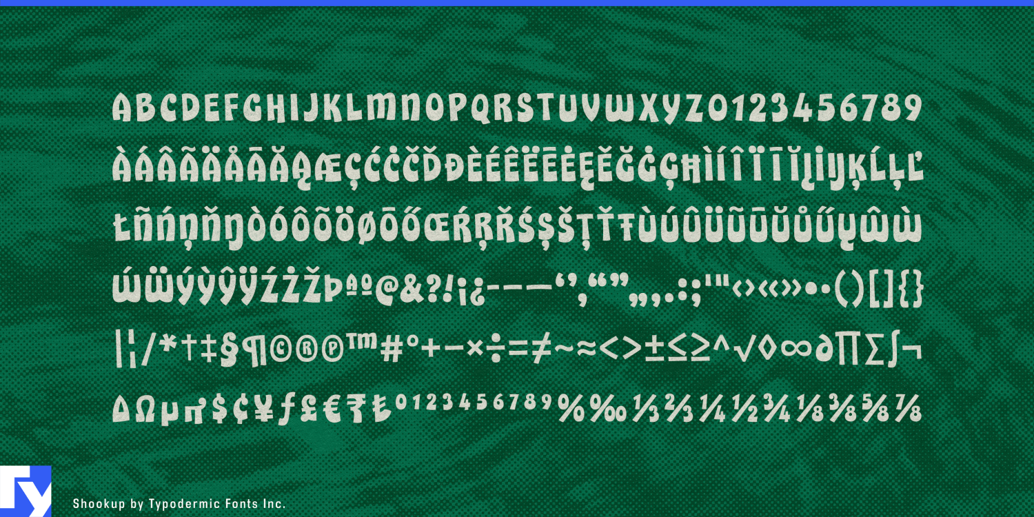 Shookup Font Poster #1