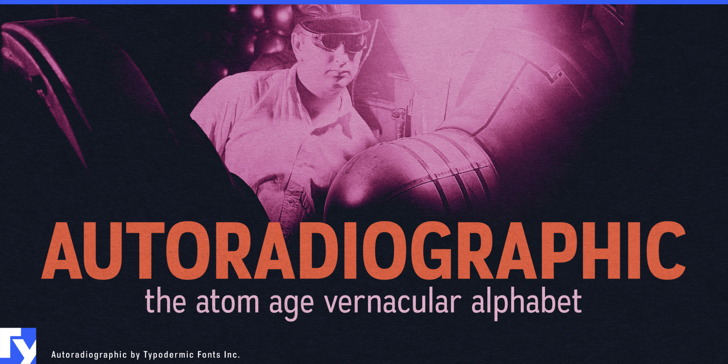 Autoradiographic Font Poster #1