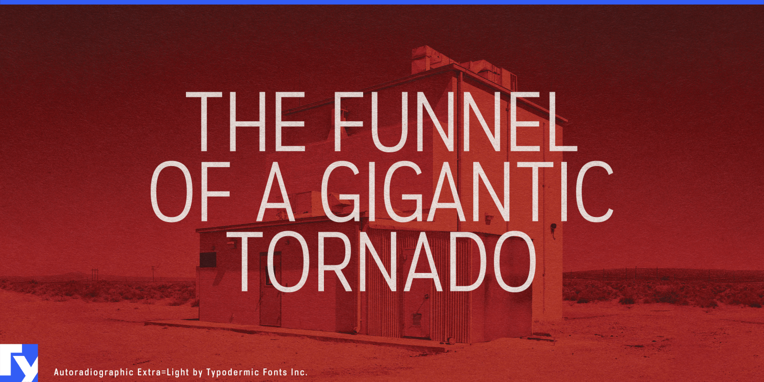 Autoradiographic Font Poster #1