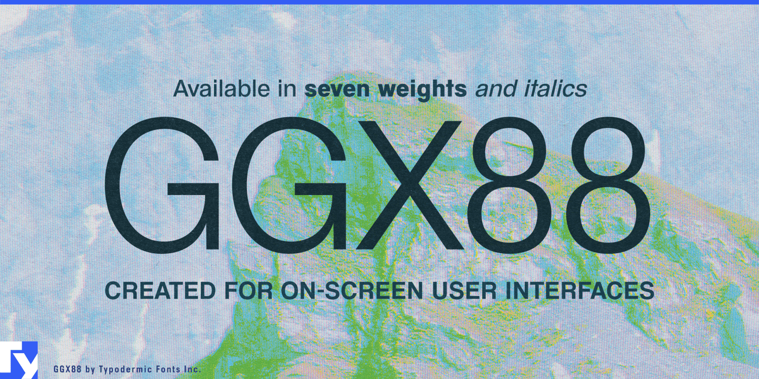 GGX88 Font Poster #1