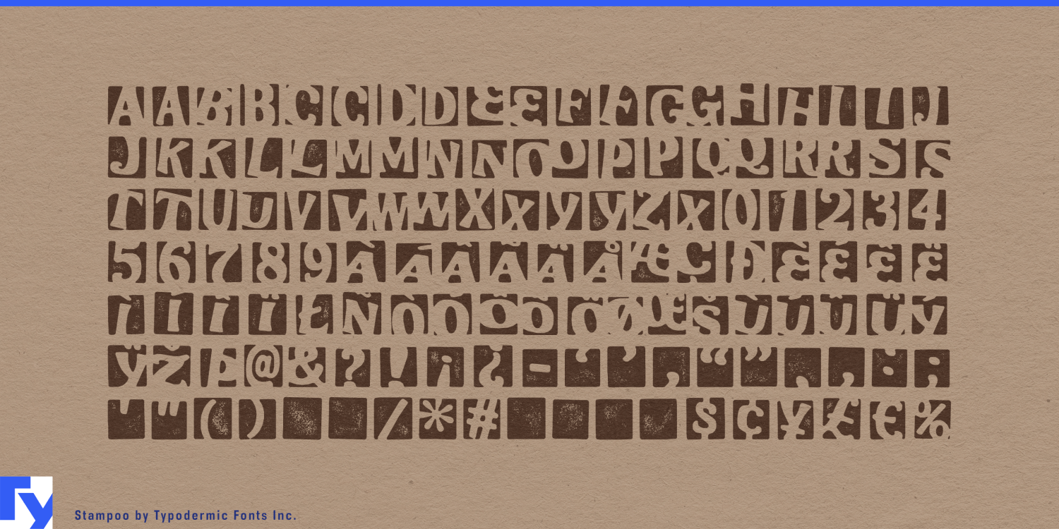 Stampoo Font Poster #1