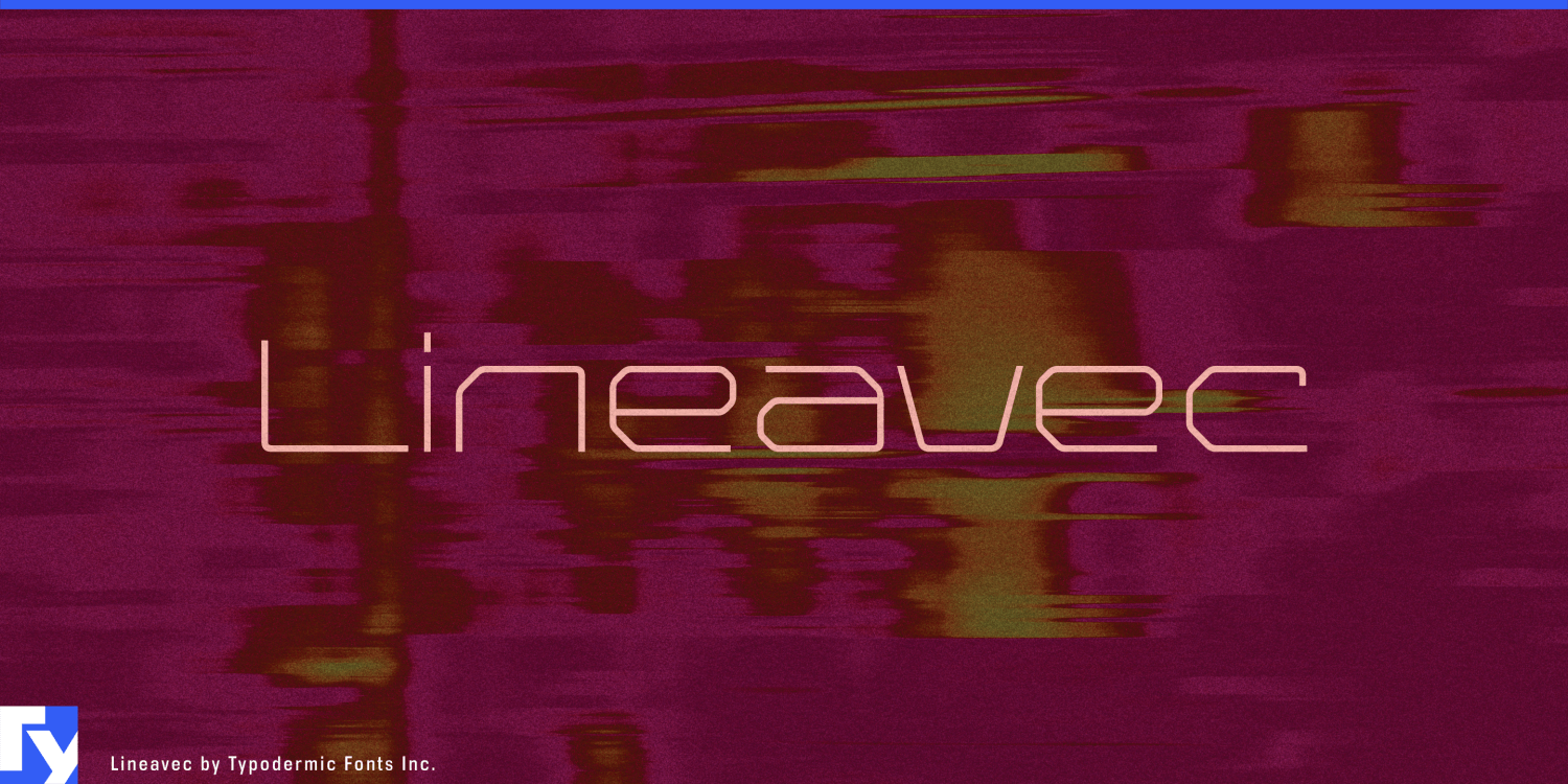 Lineavec Font Poster #1