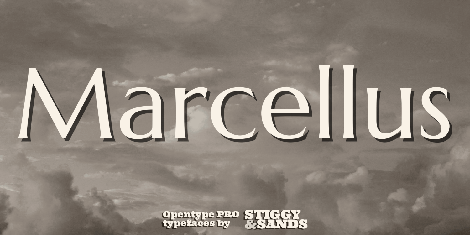 Marcellus Pro Font Family