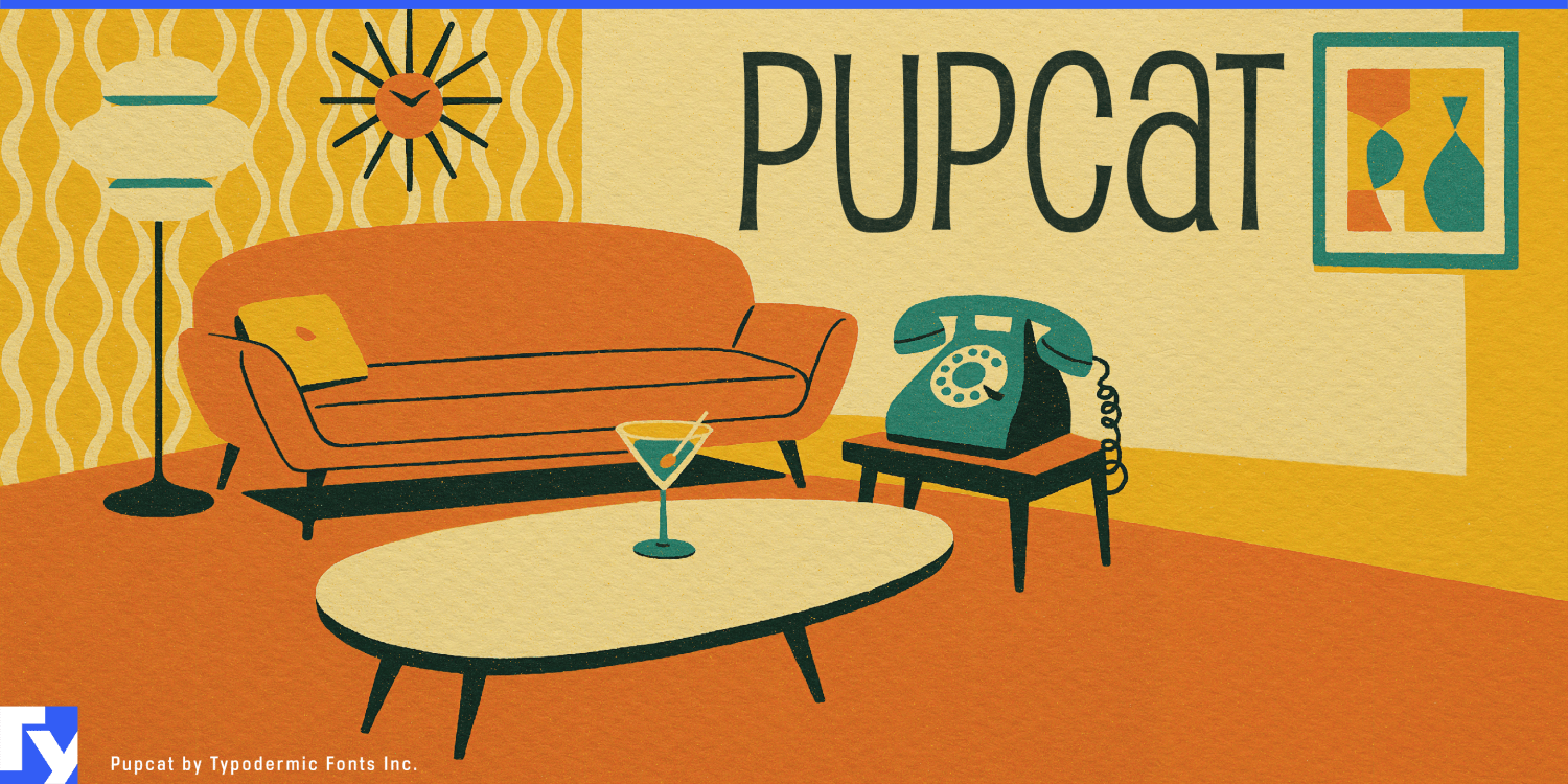 Pupcat Font Poster #1
