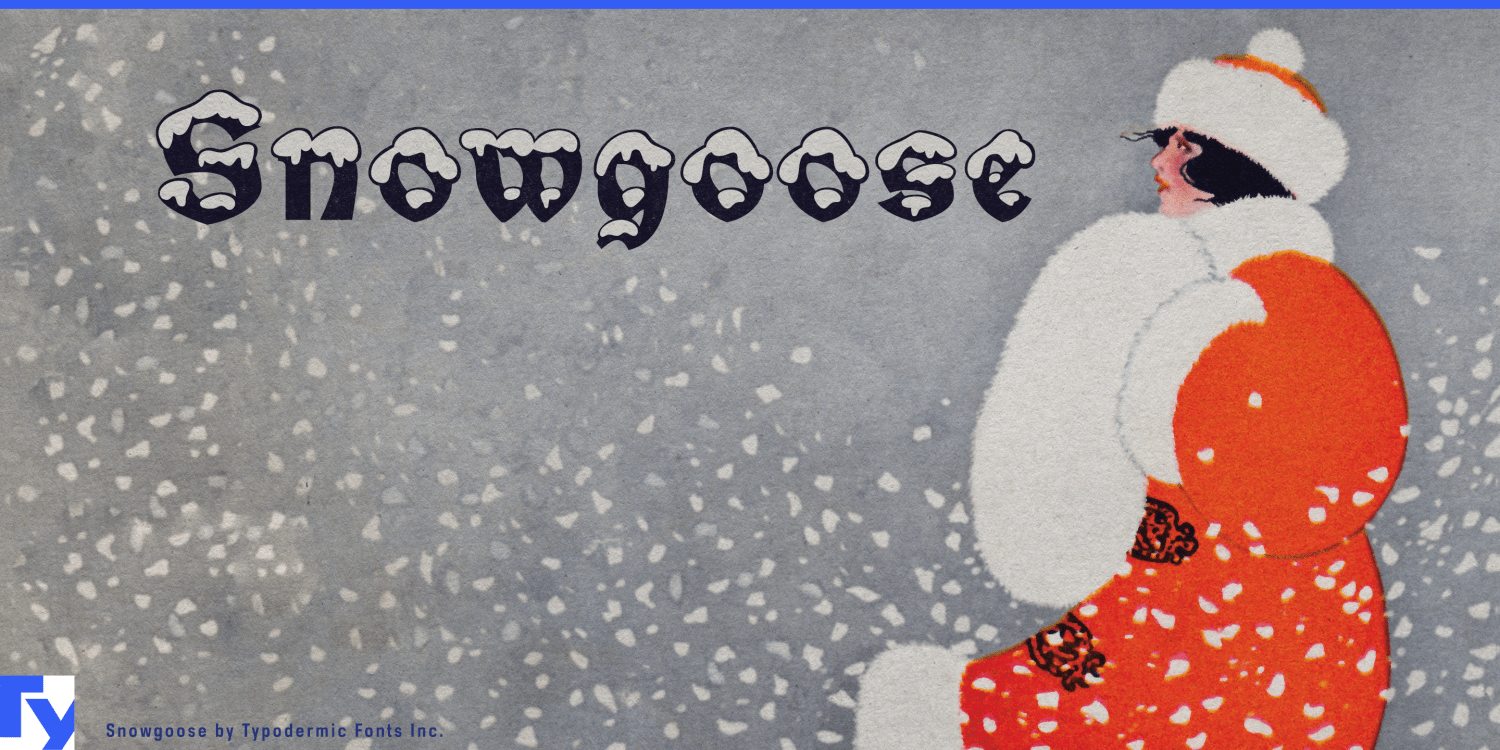 Snowgoose Font Poster #1