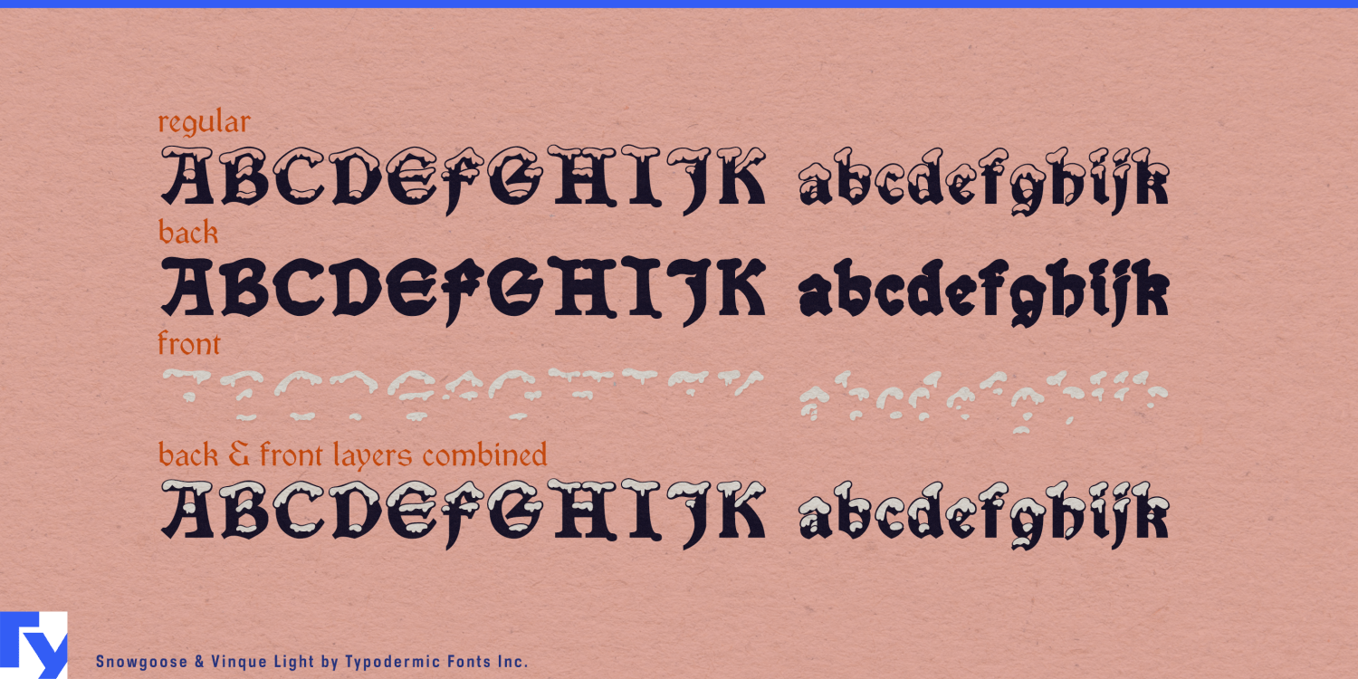 Snowgoose Font Poster #1