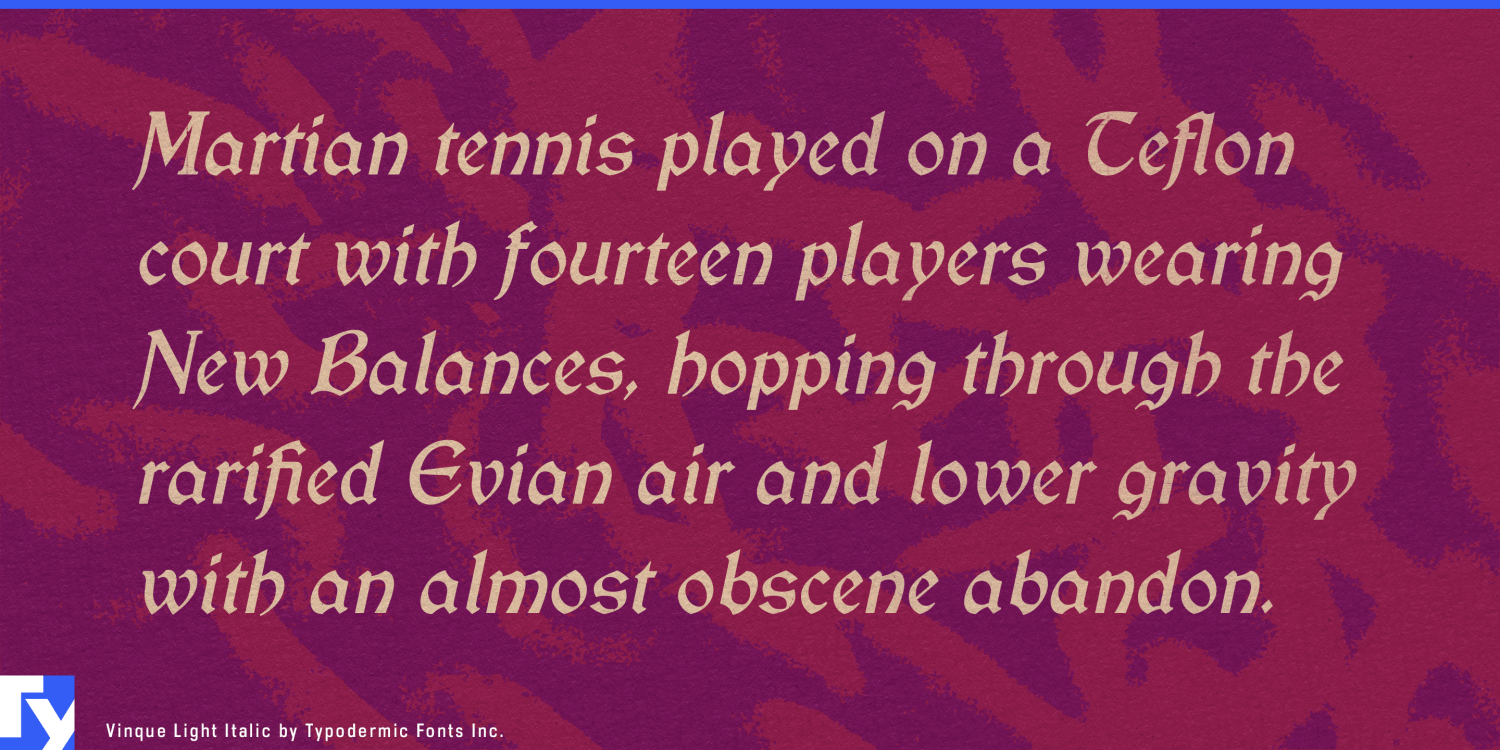 Vinque Font Poster #1